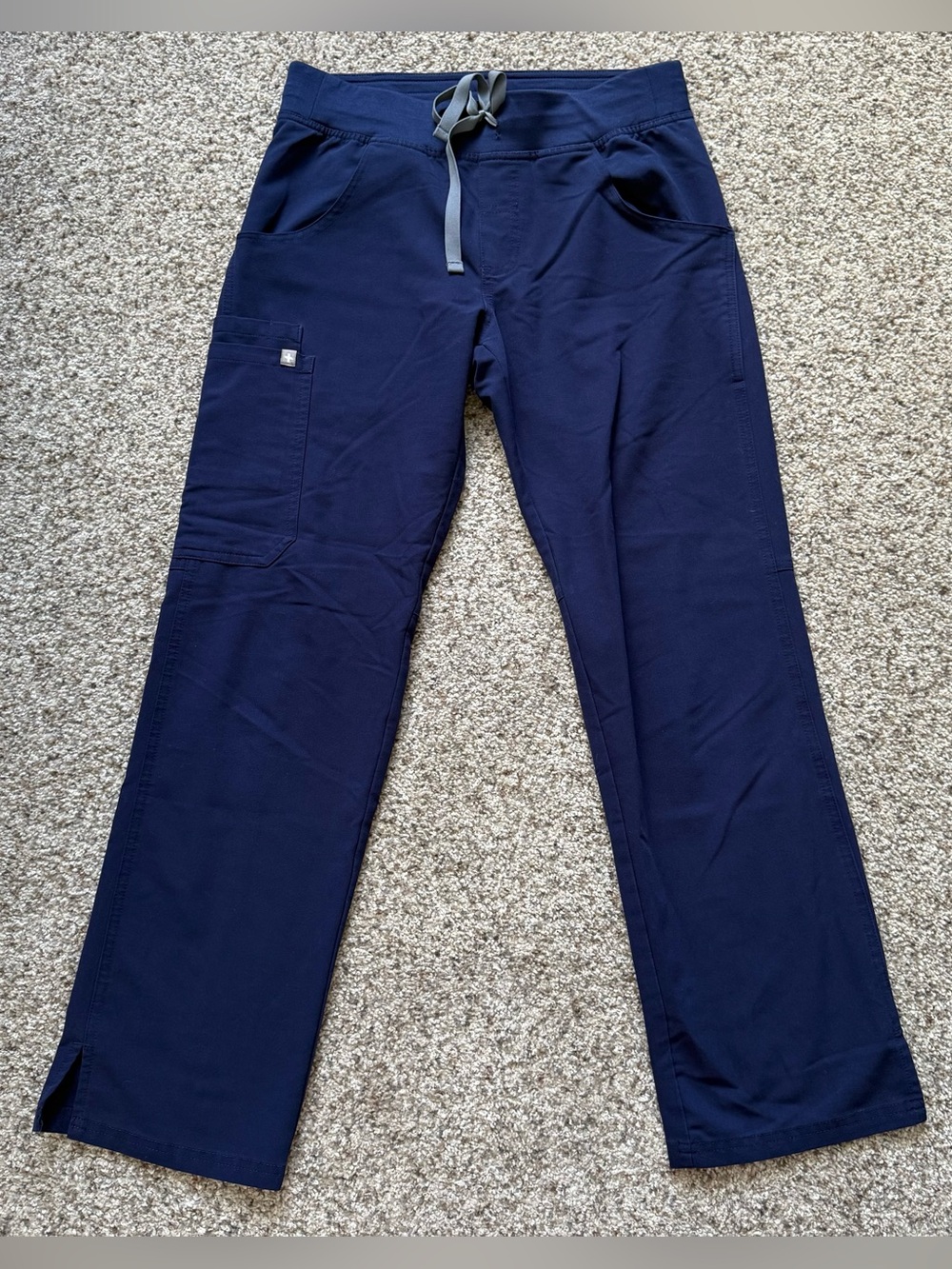 Women’s Navy Drawstring Scrub Pants